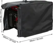 Generator Cover, Waterproof Electric Generator Cover Dustproof For Outdoor Garden Patio - you Black