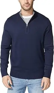 [Nautica] Men's Quarter-Zip Sweater