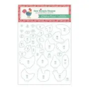 Lori Holt Chicken Salad Sew Simple Shapes - 36 Plastic Applique Templates