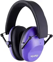 Noise Cancelling Ear Muffs for Shooting Hunting, Adjustable Shooting Ear Muffs,Shooters Ear Protection Safety Ear Muffs, Lightweight Ear Muffs Noise Protection|HUARUI (Purple)