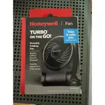 HONEYWELL 漢威聯合 HTF090B TURBO ON THE GO個人桌上型風扇 攜帶型風扇 黑色 全新未使用