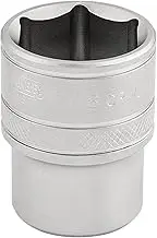 Draper 16632 1/2-Inch Square Drive Micro Satin Chrome Imperial Socket, 7/8-Inch Size