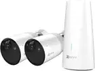 EZVIZ Smart Home Wire Free Battery Powered Outdoor Security Camera Kit BC1-B2