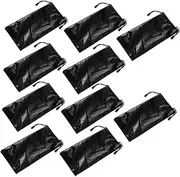 [TOGEVAL] 10pcs Glasses Drawstring Bags Waterproof Eyeglasses Pouch Organized Storage Portable for Travel Unique Design
