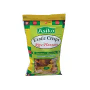 Asiko Ripe Plantain Chips Unsalted 2.65oz [5packs]