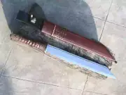 Custom Handmade SEAX Knife Carbon Steel Huntsman Seax Small Sword Machete