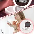 Compact Mirror Sunscreen Test Handheld Mini Smart Mirror with Camera, UV T3C0
