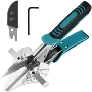 O’Shine Ratchet Miter Shears for Angular Cutting Molding Crafting Wood, Quarter