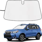 Car Front Windshield Sunshade for Subaru Forester 2013-2018, Front Window Sun Shade, Foldable Reflective Sun Visor, Screen Shield Cover UV Blocker Protector HeatShield