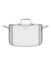 [Tramontina] Grano Triply Clad Deep Casserole 24cm/5.8L in Stainless Steel