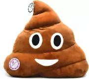 YINGGG 32Cm Poop Plush Pillow round Triangle Emotion Cushion Cute Decorative