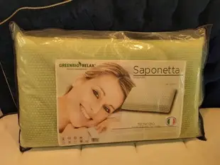 義大利原裝 GREENBIORELAX Saponetta  有機天然釋壓棉枕