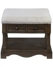 Progressive Furniture Square Upholstered Cocktail Table