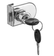 Glass Door Lock, 1 Piece Cam Locks, Glass Door Cabinet Showcase Security Lock For 5-8mm Glass Door Without Drilling Silver Auspicious