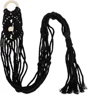Milisten Handwoven Guitar Wall Mount Macrame Instrument Hanger Rustic Home Decor