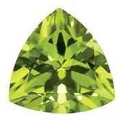 Gemstone Peridot Aa Quality 8mm Trillion