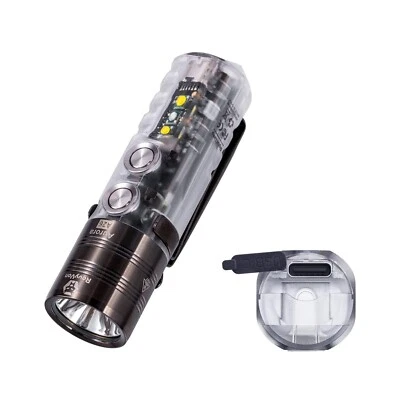 RovyVon A26 EDC Flashlight, USB C Rechargeable 600 Lumens Super Bright Handhe...