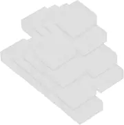 20pcs Dust Plug Cap Station Tape Block Power Charging Sealer Devices Rainproof Cable Kit Rechargeable Leak Duster Wire Protection Caulk Sealant Clear Exhaust Silica Gel Transparent