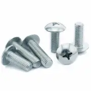 Qty 10,000 - M3 x 12mm Phillips Truss Machine Screw Class 4.8 Zinc JIS-B1111