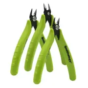 4.8” Micro Flush Cutters 3PCS | Made from High Carbon Steel with Hidden Sprin...