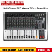Multi-Channel Performance PRO Mixer w/ Effects Power Mixer Bluetooth Audio Mixer