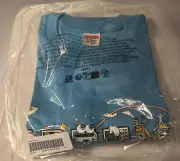 SUPREME VARSITY TEE BRIGHT BLUE SIZE MEDIUM (AUTHENTIC) (BRAND NEW) SS24 WEEK 19
