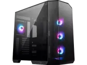 MSI MAG PANO 100R PZ Project Zero Mid Tower ATX Gaming Case, Tempered Glass, Sup
