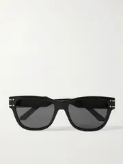 [DIOR Eyewear] DIOR Eyewear - Dior Signature S6u Square-frame Acetate Sunglasses - Black - One size One size Black