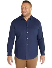[Johnny Bigg] Anders Linen Shirt in Navy