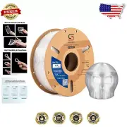 Clear Flex TPU 1.75mm Filament - High Flexibility and Fast Flow for 3D Prints
