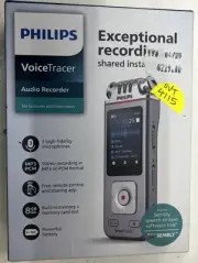 Philips VoiceTracer Audio Recorder (DVT4115) Silver - New