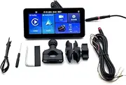 Snblzhef 6.25Inch Portable Mototorcycle Wireless for Carplay/for Android Auto GPS Navigator Touch Screen
