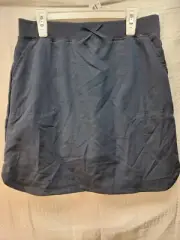 Izod Girls School Navy Scooter Skort Pull On Skirt 16 Regular