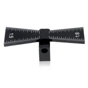 Aluminum Dovetail Joint Scriber Marker Marking Gauge Wood Working Guide Tool