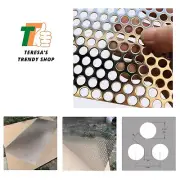 19 Gauge Perforated Metal Sheets Expanded Metal Mesh Aperture 0.32in 8mm Appr...