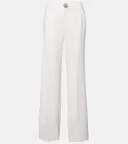 [Area] Area Embellished cutout wool flared pants AU 18 white