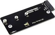 PCIe to M.2 Adapter (B) Compatible with Raspberry Pi Compute Module 4 Supports NVMe Protocol M.2 Solid State Drive High-Speed Reading/Writing