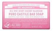 Dr. Bronners Pure-Castile Bar Soap - Cherry Blossom | 140g / Cherry Blossom