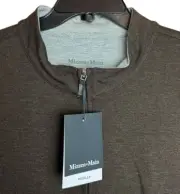 Mizzen+Main Proflex Quarter Zip Men’s XXL Pullover Performance Golf Brown NWT