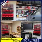 AU Tools Wall Storage Shelves Tool Holders 28 Stacking Boxes for Workshop Garage