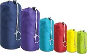 [BeeGreen] Stuff Sacks for Travel Backpacking 6 Pack Ditty Bags with Dust Flap
