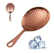 Professional Bartender Julep Strainer for Cocktail Drinks - 304 Antique Coppe...