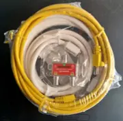 2-Way Splitter CMC4002HA, 7ft Ethernet Jumper, 6ft & 12ft Coax Jumper Cable NEW