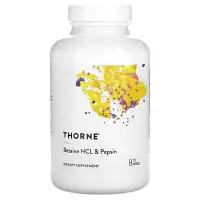 在飛比找iHerb優惠-[iHerb] Thorne 甜菜堿鹽酸鹽和胃蛋白酶，225