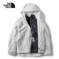 在飛比找蝦皮購物優惠-二手/The North Face 女款白色三合一外套 美規