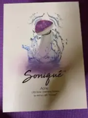 $199 Soniqué Acne LED Sonic Cleansing System by reVive Light Therapy New