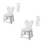 Folding Step Stool Nonslip Furniture Foot Stool for Indoor Boys Reading Room