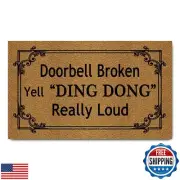 Funny Welcome Door Mats for Home Decor (17.7 x 29.5 inch) Gift Mats with Anti
