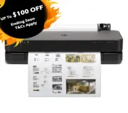 HP DesignJet T230 24-inch Compact Large Format A1 Plotter Printer 5HB07A-1
