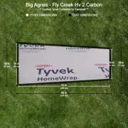 Tyvek Footprint for the Big Agnes Fly Creek Hv 2 Carbon Tent